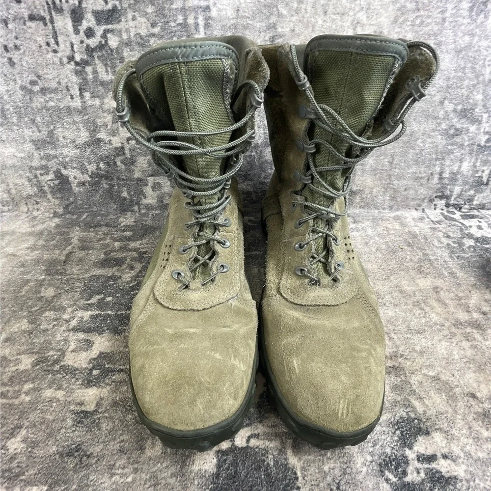 Rocky Mens 14 M S2V Special Ops Tactical Military Boots Sage Green Nylon Leather